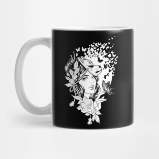 Lady Butterfly Mug